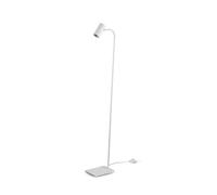 GINGER LAMPADA DA TERRA BIANCA 1 LUCE ATTACCO GU10 LAMPADINA INCLUSA