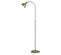 Lampada da Terra Halo Design Angora in Ottone Anticato