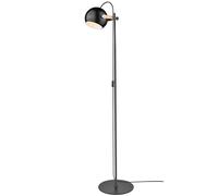 Lampada da Terra Halo Design DC Ø18 Nero/ Rovere