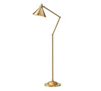 Lampada Da Terra In Acciaio E Ottone H 167,3 Cm 1 Fiamma [EEK: Non valutato]