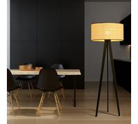 Lampada da Terra in Acciaio e Tessuto ASTON 1 E27