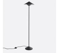 Lampada da terra in metallo, H128 cm, Coney Nero TU