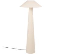 Lampada da terra in tessuto bouclé crema alt. 120 cm