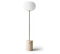 Audo JWDA Lampada Da Terra Travertino, Marmo E Ottone