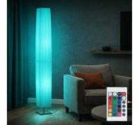 Piantana Lampada a Luce Indiretta Telecomando RGB LED Tessuto Dimmerabile 119cm [EEK: F]
