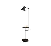 Lampada da terra Lampada da terra a LED in marmo nordico con ripiani Paralume in ferro battuto Lampada da terra Lampada da terra per la casa Decorazione Soggiorno Lampada da terra per camera da letto