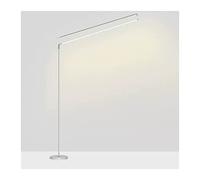 Lampada da terra Lampada da terra a LED Super luminosa Soggiorno Camera letto Comodino scrivania lettura bianca nera (esclusa la sorgente luminosa)(Bianco,150cm*50cm)