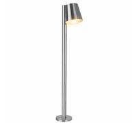 Lampada da terra Lampada da terra per esterni Lampada da piedistallo Luce di percorso in acciaio inox, argento IP44, dimmerabile, timer, controllo app, LED, HxLxP 96,5x24x14cm, Eglo 97485