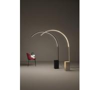 LAMPADA DA TERRA LED AD ARCO BIBLO PT.BIBLO-NERO NERO