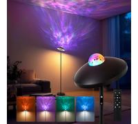 Lampada da Terra LED Dimmerabile con Proiettore Stellare RGB e Telecomando
