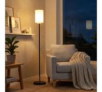 Lampada Da Terra LED Globo Nera 150 cm Con Interruttore A Piantana