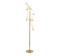 Lampada da Terra LED Lampada da Terra Bianca Calda con Interruttore a Pedale Paralume in Acrilico Lampada da Terra Moderna per Soggiorno Camera da Letto Lampada da Terra (Colore : A Size : Foot