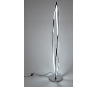 Lampada Da Terra LED, Luce Spirale OVALE Argento H. 154cm In Metallo Formano WA [EEK: G]