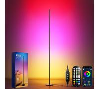 LAMPADA DA TERRA LED RGB 160 CM PIANTANA SOGGIORNO MODERNA REGOLABILE