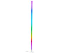 Lampada da terra LED RGB brillante | 150 cm di altezza | lampada da terra dimmerabile con sensore musicale e telecomando e luce frontale RGB | max. 125 lm | LED integrato | in alluminio/plastica in