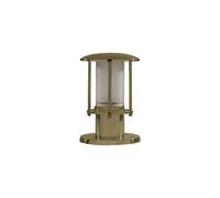 Lampada Da Terra Marittima Piccola H: 22 Cm IP53 In Ottone Vetro E14