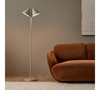 Lampada da terra metallo ferro, Moke Grigio TU