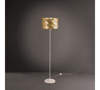 Lampada Da Terra Moderna 1 Luce Prisma In Polilux Oro H153 Made In Italy [EEK: A++]