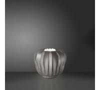 Lampada Da Terra Moderna 2 Luci Queen In Polilux Silver D60 Made In Italy [EEK: A++]