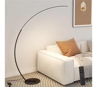 Lampada da terra moderna a LED dimmerabile con 3 temperature di colore, lampade da terra ad arco ultra luminose per soggiorno, lampada da terra alta con telecomando, lampada da lettura per camera da l