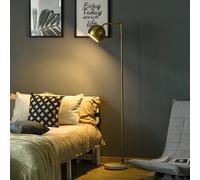 Lampada da Terra Moderna Base Rotonda in Marmo e Paralume Regolabile Lampada da Salotto e Camera Vintage, E27 40W, Champagne Description:La lampada da terra HOMCOM porta eleganza e funzionalità in ogn