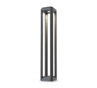 Lampada Da Terra Moderna Da Esterno Alluminio Grigio Luce Led 13W Ip65