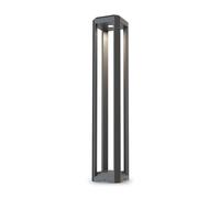 Lampada Da Terra Moderna Da Esterno Alluminio Grigio Luce Led 13W Ip65