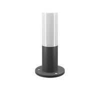 Lampada Da Terra Moderna Da Esterno Metallo Grigio 1 Luce E27 60W Ip54