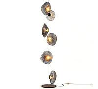 Lampada da Terra Moderna in Vetro 71" Lampada da Terra a Forma di Nuvola Lampada da Terra a 6 Luci con 3 Temperature di Colore Lampada Alta in Ferro Nordico per Soggiorno Camera da Letto Studio