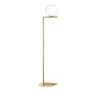 Lampada da Terra Moderna LED Piantana con Palla di Vetro Replica - Decorazione Salone - Lampada da Tavolo,Tromba