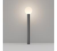 Lampada Da Terra Moderna Per Esterno Alluminio Grigio 1 Luce E27 60W Ip54