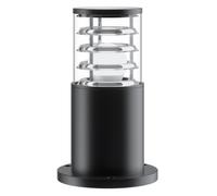 Lampada Da Terra Moderna Per Esterno Alluminio Nero 1 Luce E27 60W Ip54