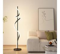 Lampada da Terra Moderna per Soggiorno, lampade da Terra a Spirale a LED, Lampada da Terra a LED dimmerabile, Lampada a LED dalla Linea Minimalista Creativa, Lampada a palo Alto(C)