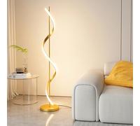 Lampada da Terra Moderna per Soggiorno, lampade da Terra a Spirale a LED, Lampada da Terra a LED dimmerabile, Lampada a LED dalla Linea Minimalista Creativa, Lampada a palo Alto(G)