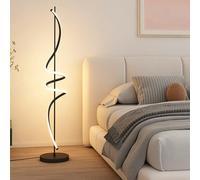 Lampada da Terra Moderna per Soggiorno, lampade da Terra a Spirale a LED, Lampada da Terra a LED dimmerabile, Lampada a LED dalla Linea Minimalista Creativa, Lampada a palo Alto(F)