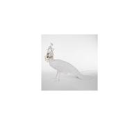 SELETTI Lampada LED deco Peacock Lamp, bianco, cristalli Seletti