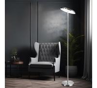 Piantana Luci Soggiorno LED Piantana Argento Interruttre D 28 CM