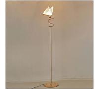 Lampada da Terra per Camera da Letto Lampada da Terra LED Lampada da Terra A Farfalla Nordic Creative Pavimento in Lega di Zinco Acrilico per Soggiorno Camera da Letto Lampada D, B-Transparent