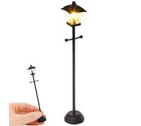 Lampada da terra per casa delle bambole in scala 1:12, alimentata a batteria