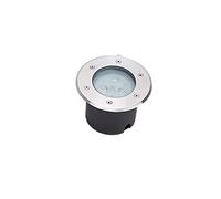 Lampada da Terra per Esterni a LED interrata con Luce da Incasso, Impermeabile IP55, in Acciaio Inossidabile con Maschera in Vetro temperato, faretto Decorativo da Incasso per Esterni, Alta Lumin