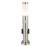 Lampada da terra per esterni, rilevatore di movimento, presa da giardino, app, controllo vocale in un set, incluse lampadine LED RGB