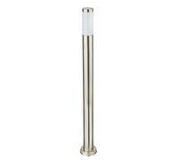 Lampada da terra per esterno piedistallo lampada da terra lampada da giardino per esterni illuminazione percorso luminoso, acciaio inossidabile, 1x E27 LED 9W 810Lm bianco caldo, PxH 7,6 x 110 cm