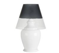 Lampada da terra per interno ANGIPU' Ø 59xh 88 cm Paralume in metacrilato opalino nero nero