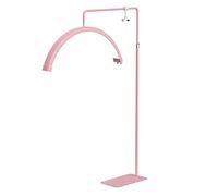 Lampada Da Terra Per L'estensione Delle Ciglia, Luce Di Bellezza Mezzaluna LED Per Ciglia, Lampada Per Massaggi E Relax, Dimmerabile 3200K-5600K Con Altezza Regolabile Con Supporto Per Telefono