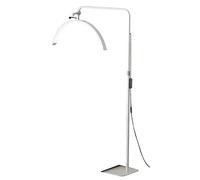 Lampada Da Terra Per L'estensione Delle Ciglia, Luce Di Bellezza Mezzaluna LED Per Ciglia, Lampada Per Massaggi E Relax, Dimmerabile 3200K-5600K Con Altezza Regolabile Con Supporto Per Telefono
