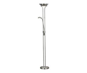 Lampada da terra per madre e figlio - Metallo e vetro argentato satinato