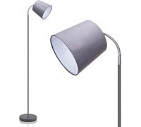 Lampada da terra a piantana Thin Grigia E14 Aigostar