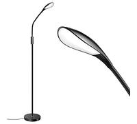 Lampada da terra piantana LED,lampada verticale con 3 livelli di luminosità regolabili,lampada da lettura con collo regolabile per l’ufficio,la camera da letto,il soggiorno,5000K/7W/500LM/100-240V AC