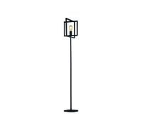 Lampada da terra Plaza - Metallo nero opaco
