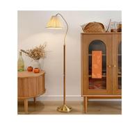 Lampada da terra retrò, lanterna in legno regolabile in altezza, luce da terra per soggiorno e camera da letto, design moderno della metà del secolo, decorazione per la casa